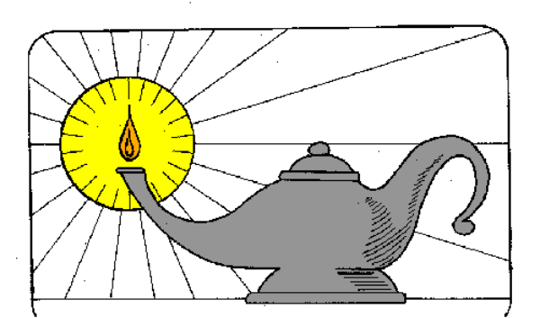 The image shows a cartoon of an elephant holding up its trunk to grab what appears to be a yellow object that resembles a sun with rays extending outward from it.