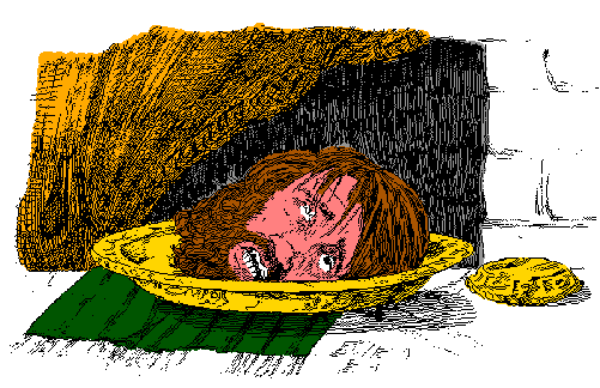 The image shows a cartoon of an oven with food inside it being baked by two chefs who appear to be working together in what looks like a kitchen environment.