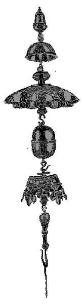 The image shows a vertical strip of three identical items with varying shades from light to dark gray, arranged side by side against an indistinct background that appears neutral in color.