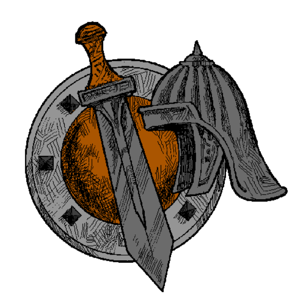 The image shows a black and white illustration of an object that resembles a heart with two wings on either side; it is stylized in a simple line drawing fashion without any shading to indicate depth, texture, or material properties.