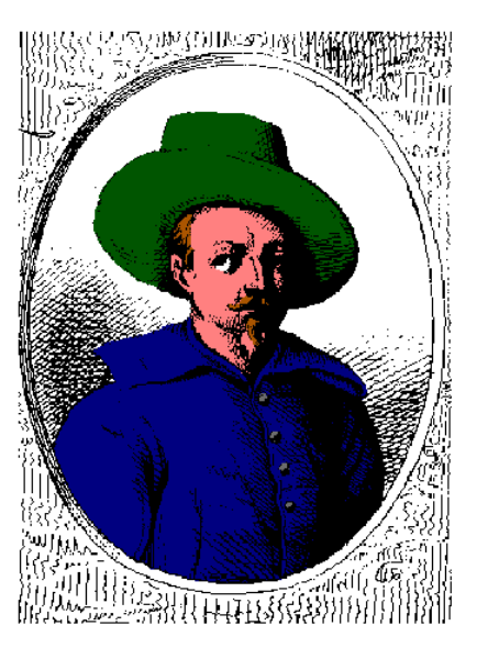 The image shows a black and white photograph of an old man with gray hair wearing glasses sitting on top of what appears to be a horse in front of him is another person who seems to have been digitally added, as indicated by their pixelated appearance; this second figure has dark skin and wears blue clothing.