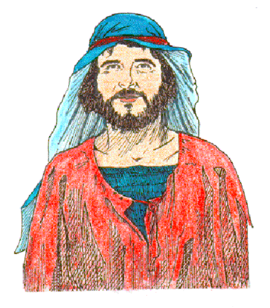 The image shows a stylized illustration of an adult male with facial hair wearing glasses, depicted against a plain background in what appears to be clip-art form.