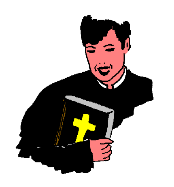 The image shows a cartoon of an adult male figure sitting down with his legs crossed atop each other while holding what appears to be a book in front of him; he is wearing glasses on top of his head and has dark hair, suggesting middle age.